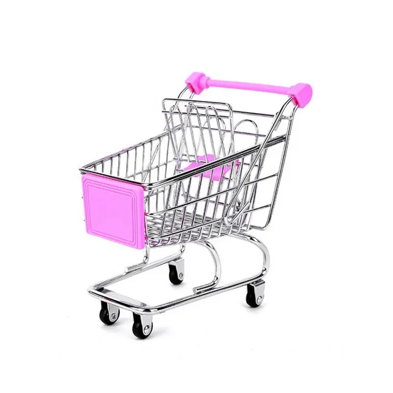 Supermarket Shopping Trolley Trucks Convenience Store Hand Push Shopping Truck