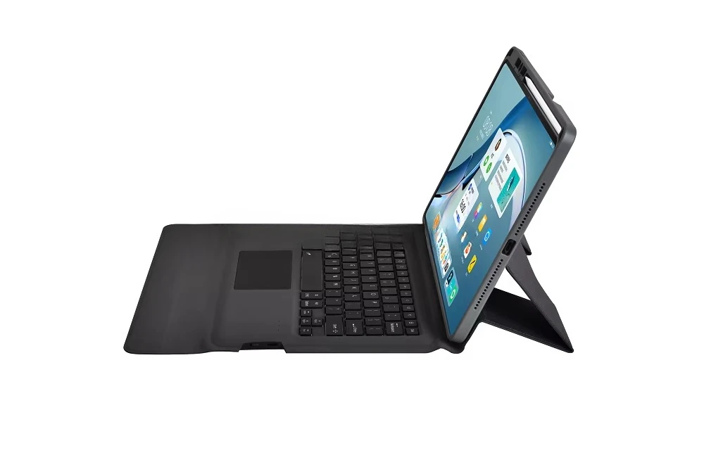 Wireless Trackpad Keyboard for 12.6 Inch Huawei Tablet Keyboard Case for Huawei 2021 MatePad Pro Colorful RGB Backlit