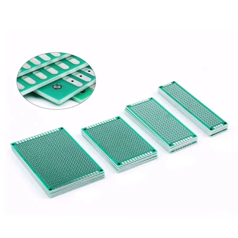 20 قطعة/المجموعة مزدوجة الوجهين PCB العالمي لوحة مطبوعة النموذج مجلس 2.54 مللي متر 2*8 3*7 4*6 5*7 سنتيمتر #1