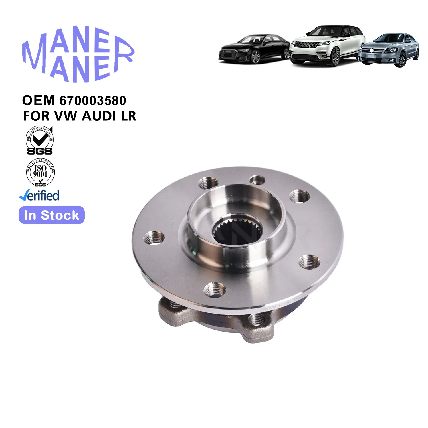 MANER auto transmission systems 670003580 hot sell durable wheel bearing hub for Maserati GHIBLI III (M157) 2013-