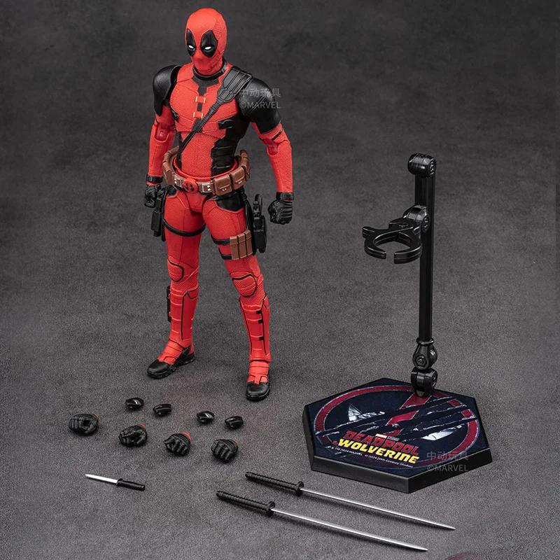 Original Deadpool Action Figure Wolverine Figure Toy Dead Pool Figures Model Doll Statue Kit Collection Kids Christmas Gifts