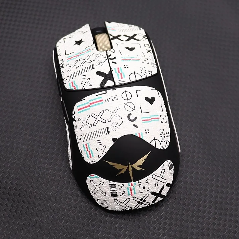 1 Set Stiker Pegangan Anti Selip Mouse untuk VGN Dragonfly F2 Pro Max/Ultra + Pita Anti Selip Anti Keringat Ultratipis
