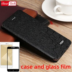 flip case for xiaomi redmi 4x case redmi 4x cover leather luxury tpu back book kickstand silicone glitter pu full coverage house