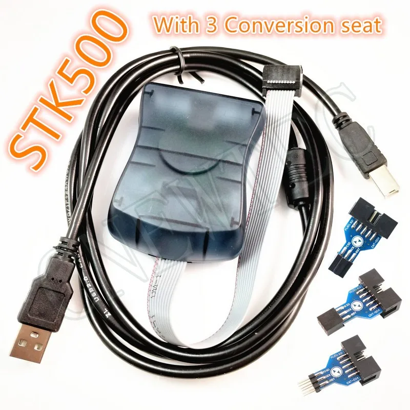 USB STK500 لـ ATTINY2313 ATMEGA48 ATMEGA168 ATMEGA8U2 ATMEGA16 ATMEGA328 ATMEGA128 ATMEGA2560 AVR مبرمج AVRISP MKII Shell