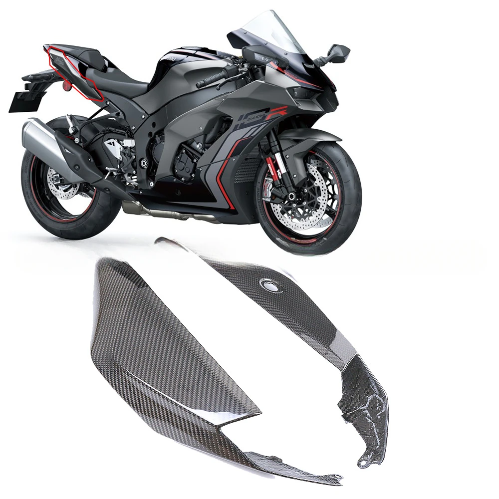 

FOR Motorcycle Parts 2021-2022 Kawasaki ZX10R Modified Carbon Fiber Tailstock Side Panel 3K Dry Carbon