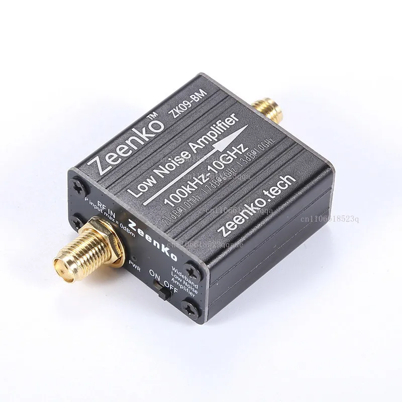 LNA Ultra Wideband RF Low Noise Amplifier USB Charging 100k-10GHz High Gain Amplifier ZK09