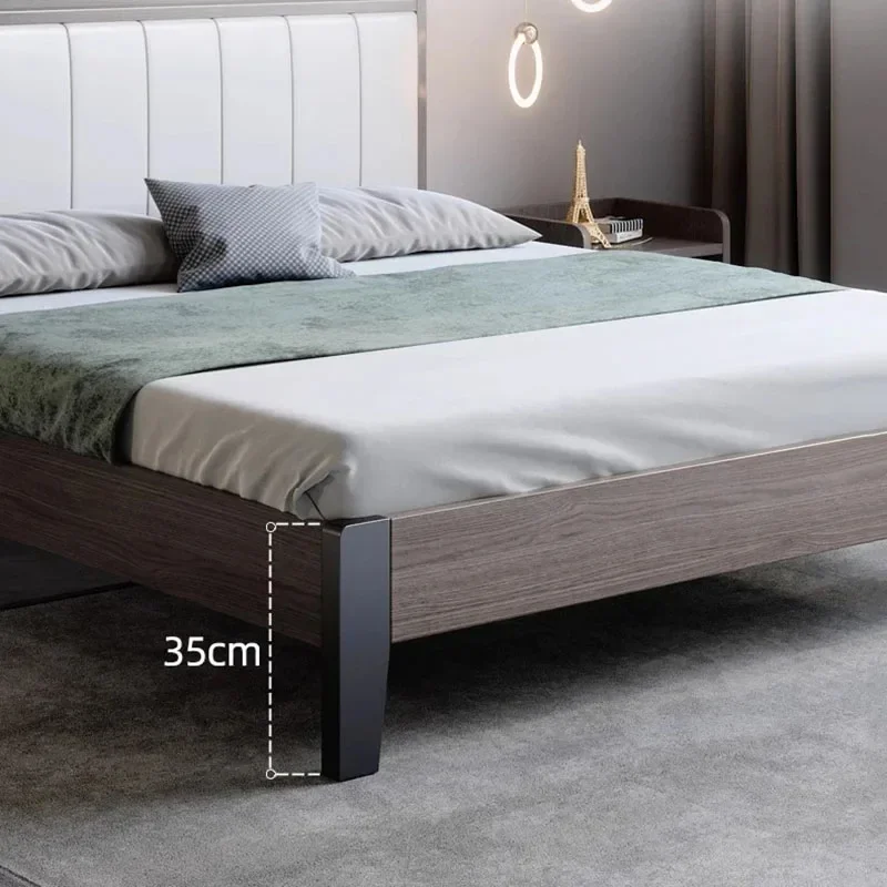 Nordic Nordic Bed King Size Bedroom Frame Queen Double Bed Single Modern Solid Student Beauty Cama Elastica Hotel Furniture