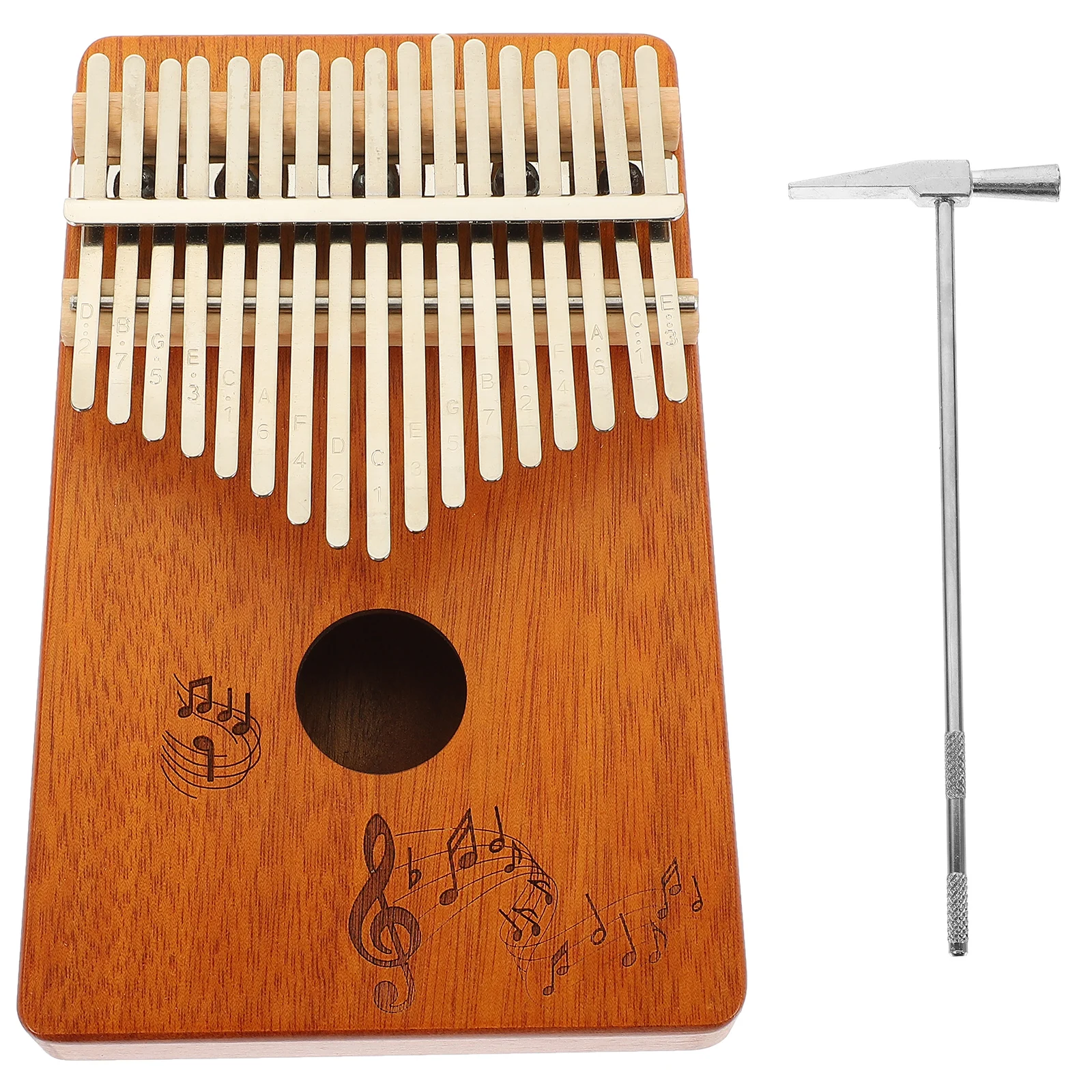 

17-Tone Kalimba Thumb Piano Portable Music Instrument for Beginners Home Finger Piano Gift Pleasant Melody Play