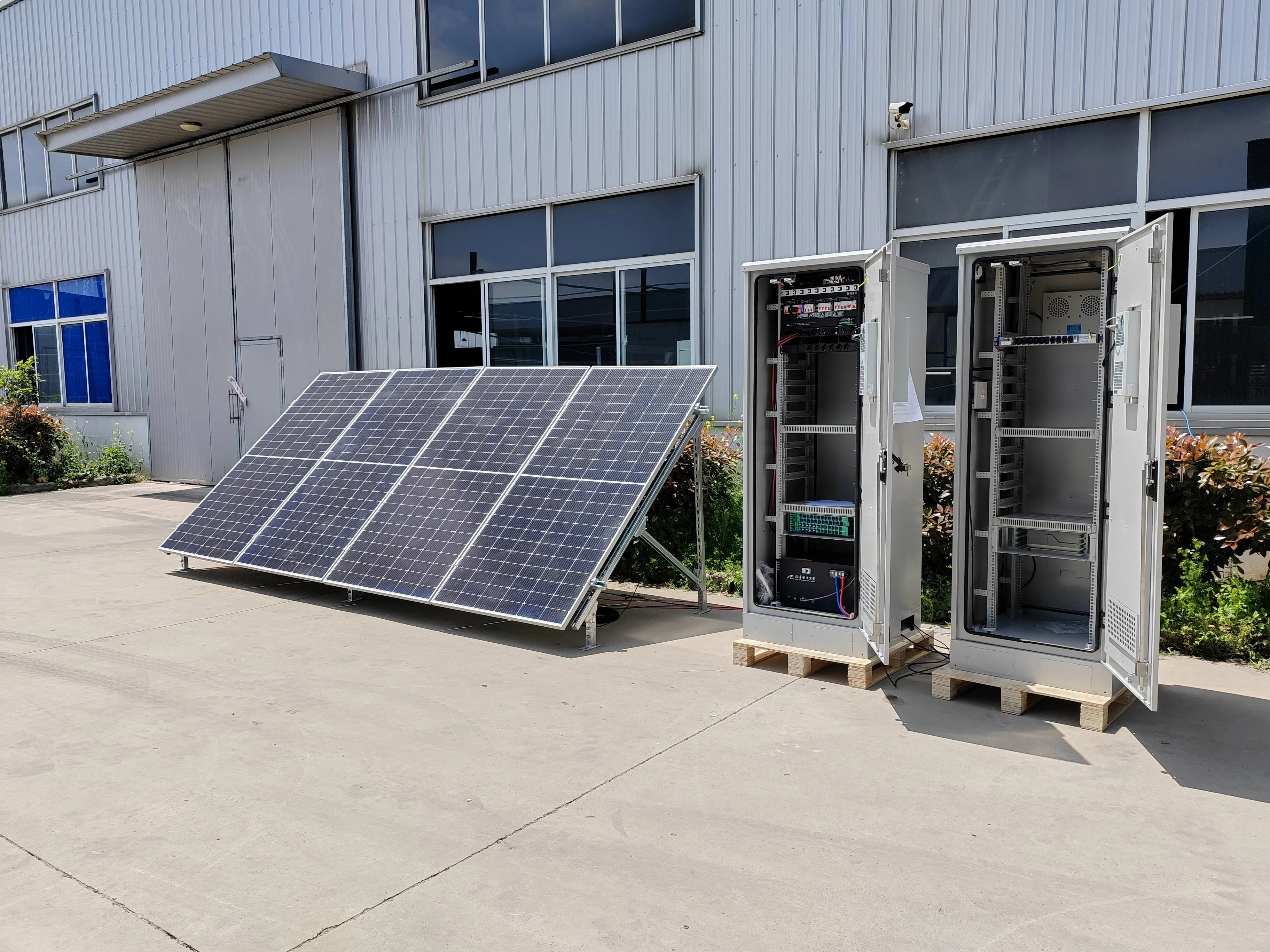 Integrated Outdoor Off-Grid Solar Power System Lifepo4 Battery Liquid Cooling Inverter Solar Panels-CAN Communication Interface