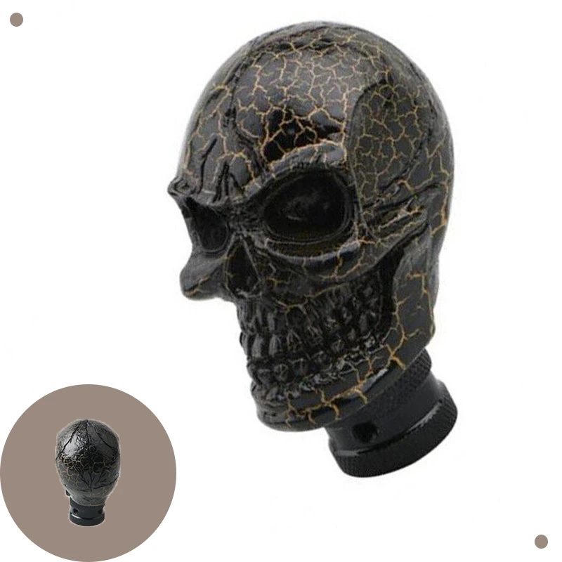 

1Pieces Skull Shaped Shift Lever Head Shift Knob Manual Transmission Car Transmission