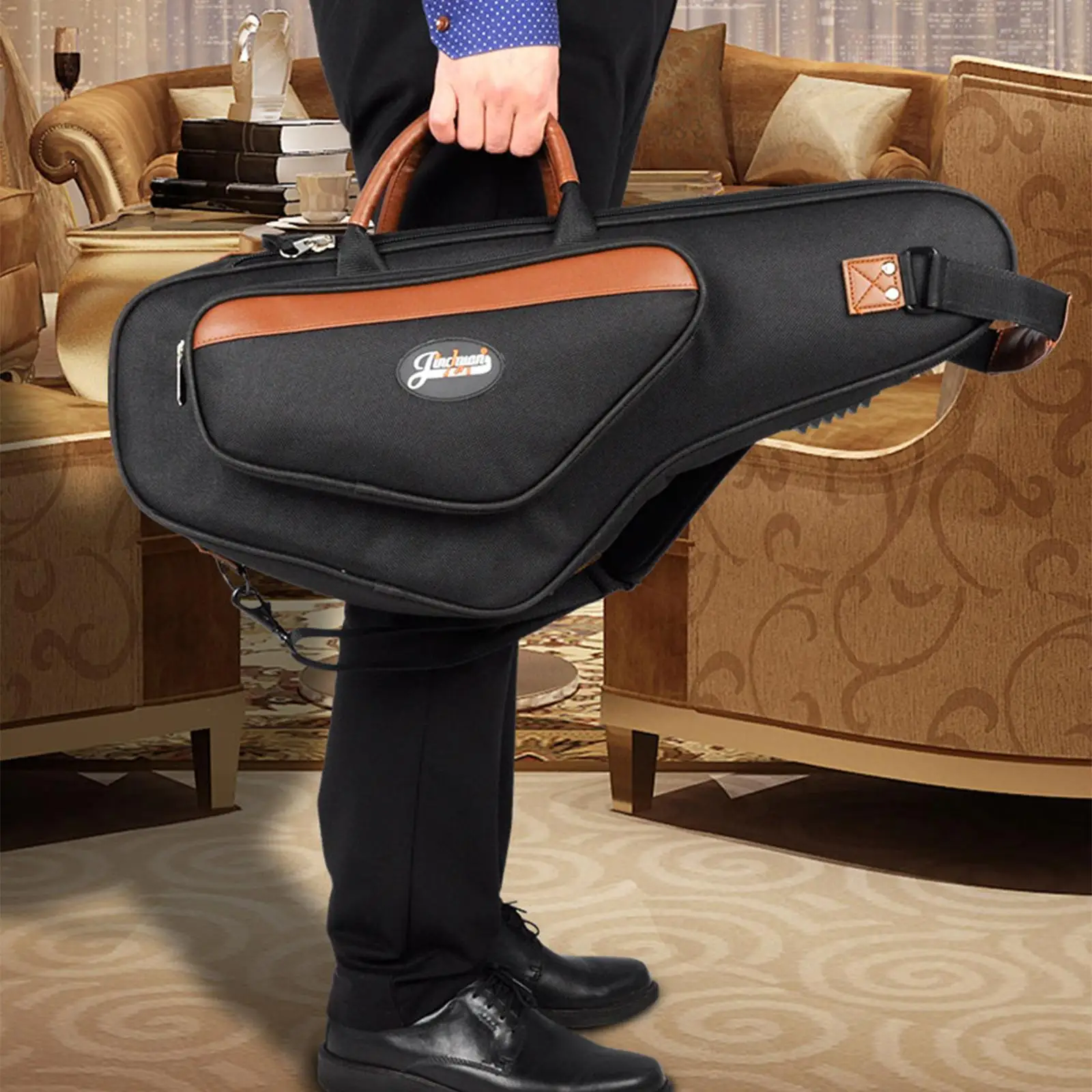 Saxophone Tenor Case Travel Carry Case Oxford Cloth Lightweight Thicken