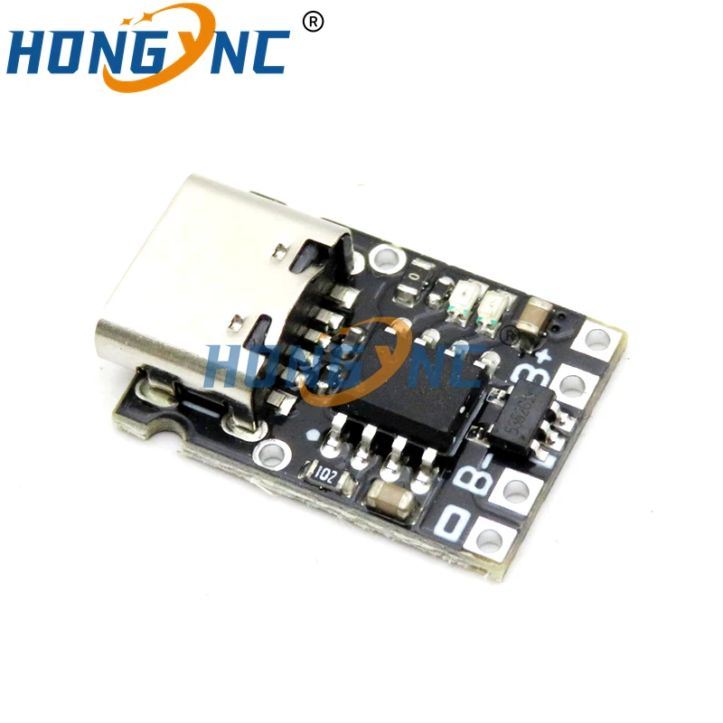 Type-C USB TP4057 1A Lithium Battery Charging Protection Board Module Polymer Battery Over TP4056 With Temperature Protection