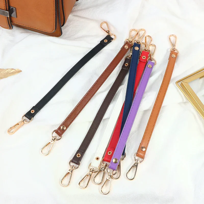 

28Cm Pu Leather Handbag Handle For Women Short Bag Strap Replaceable Shoulder Strap Bag Belt Handle Fashion Bag Accessories