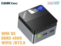 GMKtec G5 Mini PC Intel 12th N97 Windows 11 Pro DDR5 4800MT/s M.2 2242 SATA WiFi5 BT5 Portable Desktop Office Tiny Computer