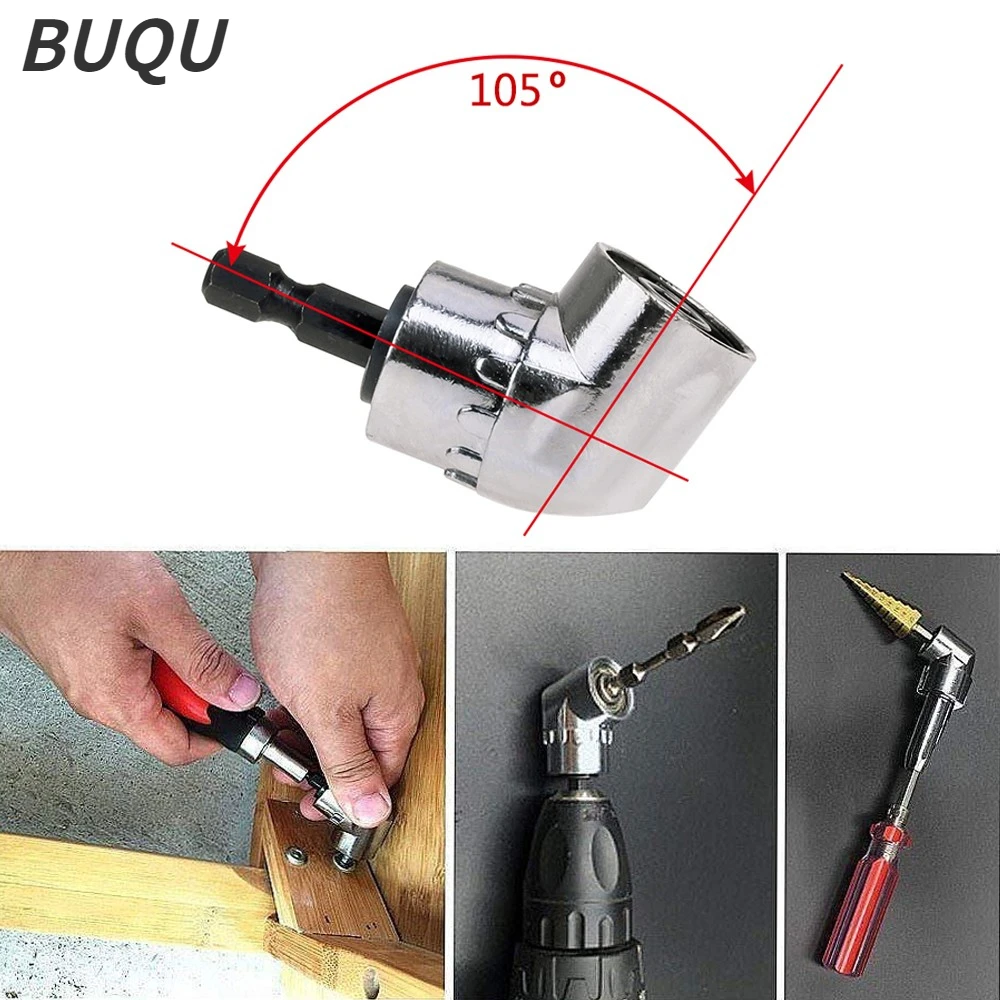 

Регулируемые поворотные насадки для отвертки, Набор отверток с поворотом на 105 градусов, ручные инструменты, 1/4 магнитные насадки, электрическая дрель