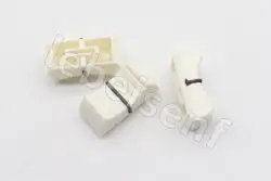 10pcs White Mixer Dimming table Straight Slip Potentiometer Fader Knob Cap / Push Button Cap 8mm Hole / Fader Cap white 8mm