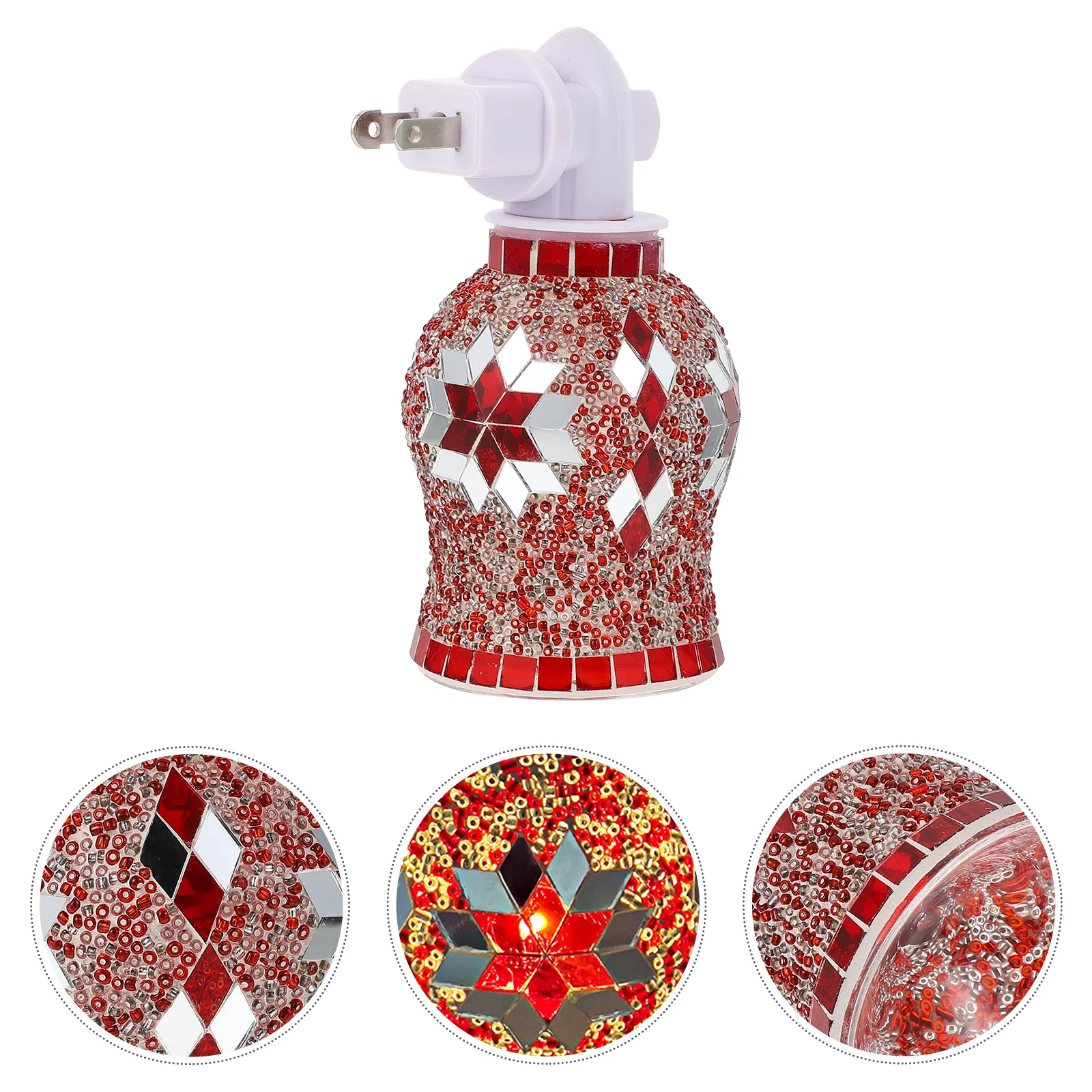 

1Pcs Wax Fragrance Lamp Aroma Essential Oil Night Light Plug-in Home Lamp Aromatherapy Burner for Bedroom Spa Coffee Table