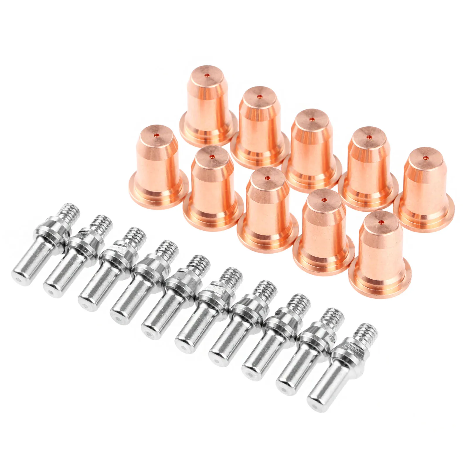1Set Plasma Cutting 52582 Electrodes With 51313 Tip Nozzle 1.0mm For PT60 IPT-60 Plasma Cutting Torch Consumable Parts