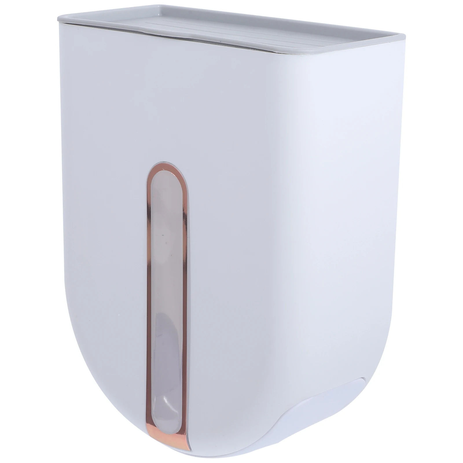 

Wall Mounted Cling Film Storage Box with Lid for Kitchen Bag Organizer Made of PP TPR Material Large Container Plastic Wrap