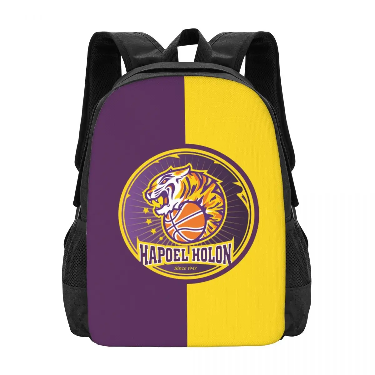 

Hapoel Holon Basketball Travel Laptop Backpack, Business College School Computer Bag Gift for Men & Women