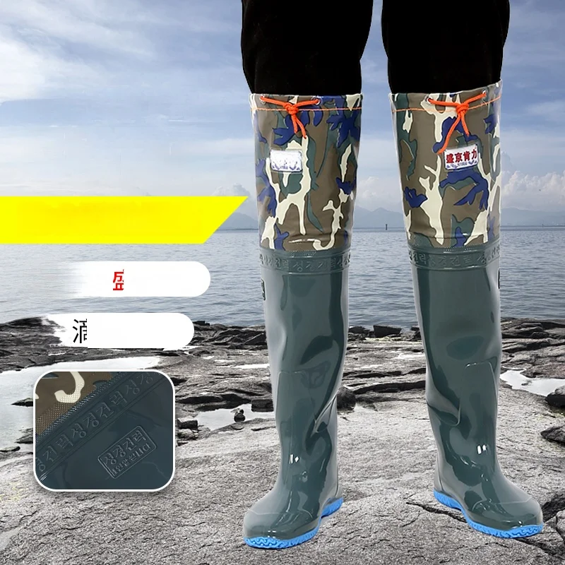 Agricultural Waterproof Flat Boots for Rice Planting, Tendon Bottom, Paddy Field, Lightweight Rain Boots, Unisex Boots