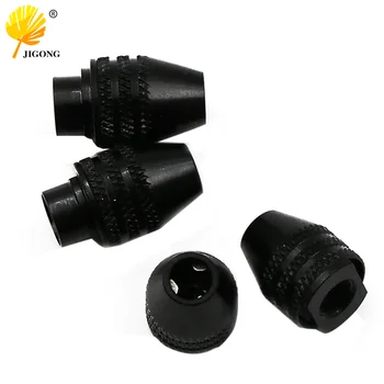 JIGONG צ'אק לכלי עבודה M7x0.75 M8x0.75 צ'אק אוניברסלי מיני צ'אק טחינה 0.3 x 3.2 mm קולט מתכוונן טחינה חשמלית