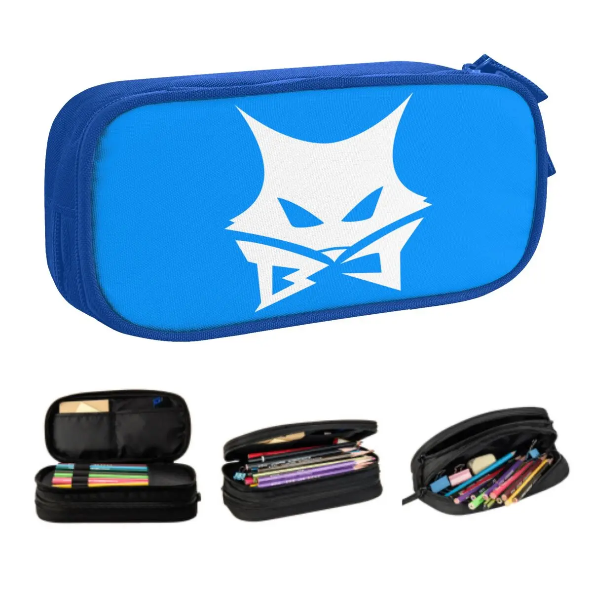 Custom MSBY Black Jackals Team Haikyuu Kawaii Pencil Cases Big Capacity Japan Anime Manga Pencil Box Students Stationery