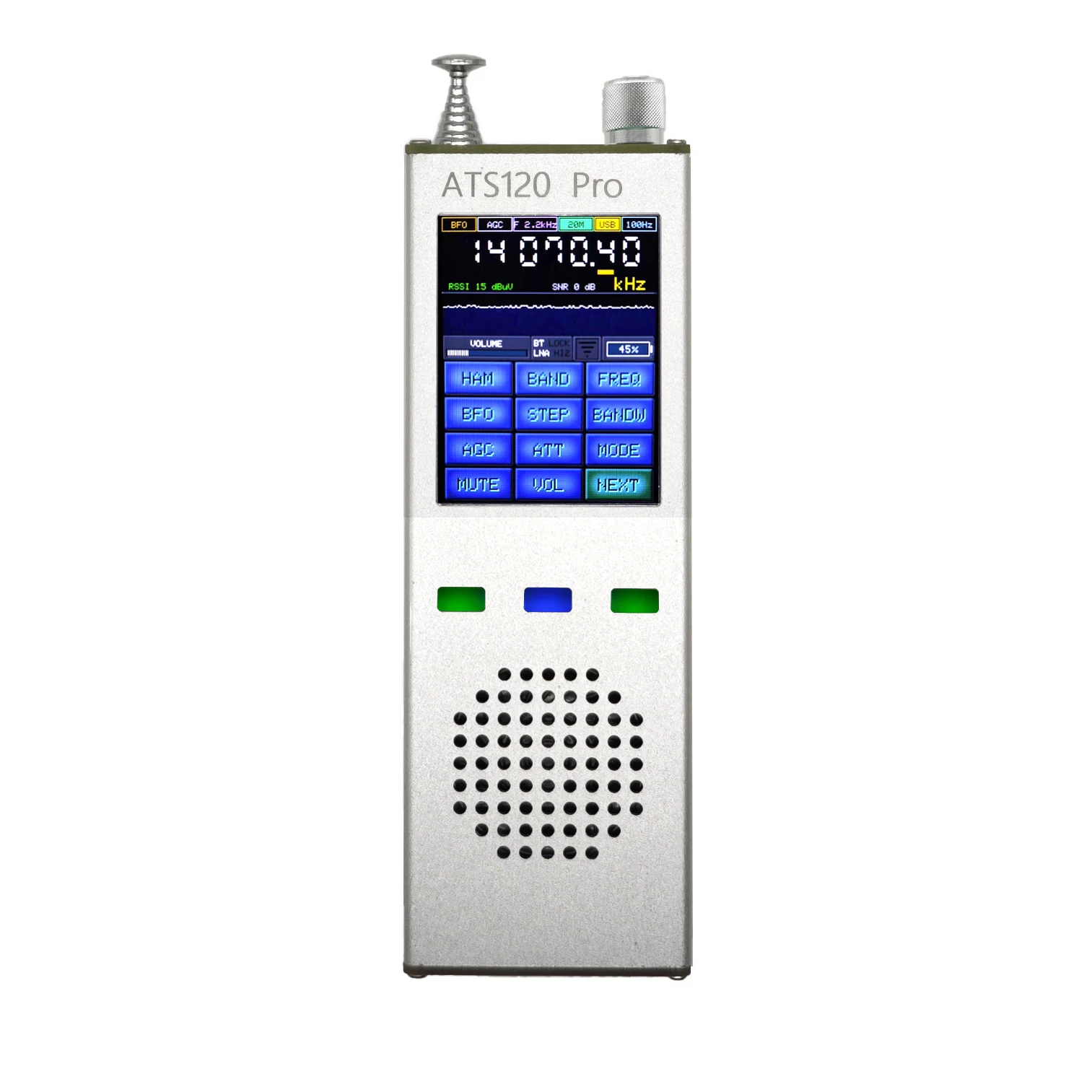 ATS120-Pro  All-band Radio  V4.1x Officially Licensed SI4732 FM SSB Full Band Radio Receiver Digital Decoder