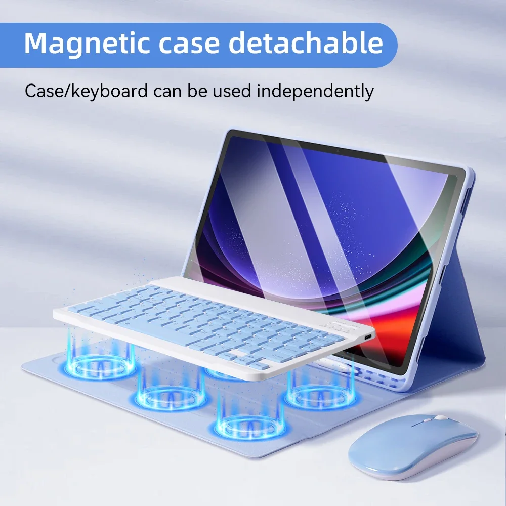 Keyboard Case for Samsung Galaxy Tab S10 Lite 10.9 Inch 2025 SM-X400 X406B Bluetooth Keyboard Cover for Tab S10 Lite Case Funda