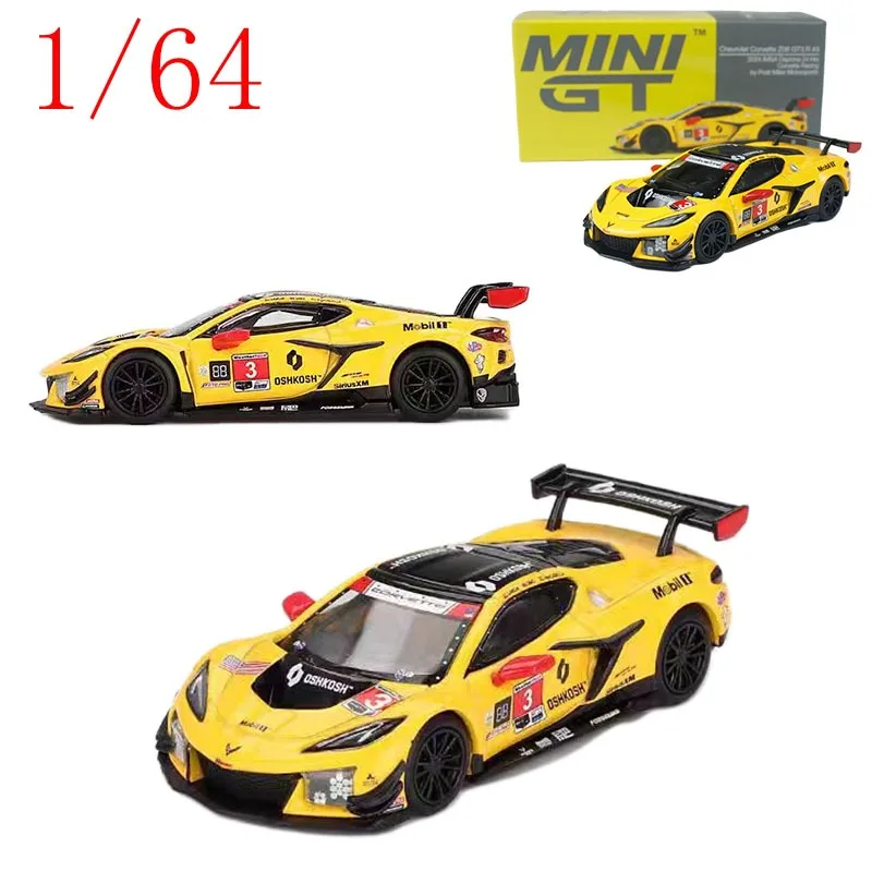 

Minigt Diecast 1/64 Scale Chevrolet Corvette Z06 GT3 Racing Car‌ Alloy Car Model Toys for Boys Gift Kids Toys Boys