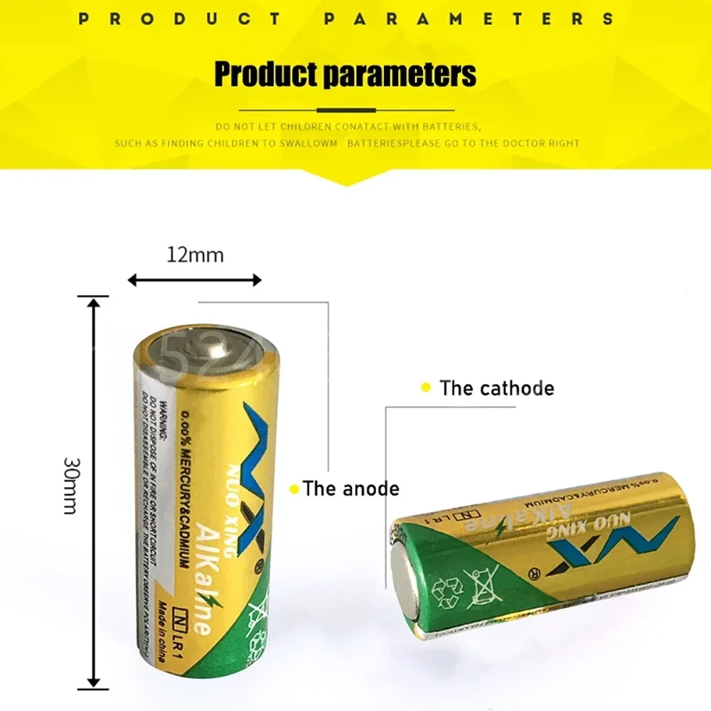 5 قطعة LR1 بطاريات قلوية حجم N E90 MN9100 910A 1.5 فولت بطاريات جافة للاستخدام الواحد لمشغلات بلوتوث Sperker