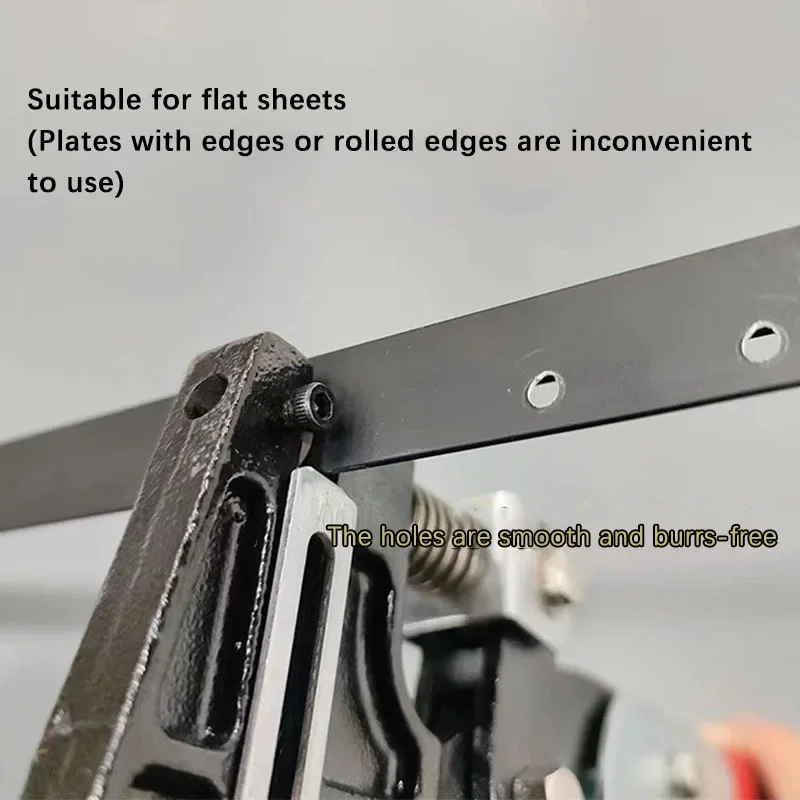 NF Stainless Steel Luminous Letter Billboard Punching Pliers Heavy Duty Metal Iron Aluminum Edge Smooth Burrless Round Hole Open