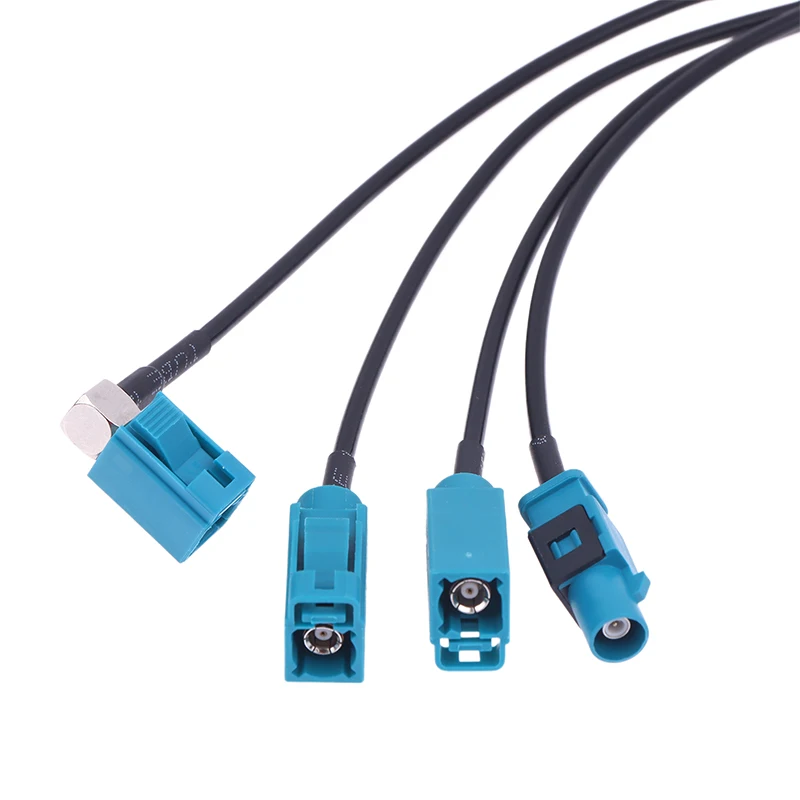 Kabel Ekstensi Adaptor Antena GPS Navigasi Mobil Fakra Z Male Ke Fakra Z Female 90 Derajat Jack RG174 RF Coaxial Pigtail