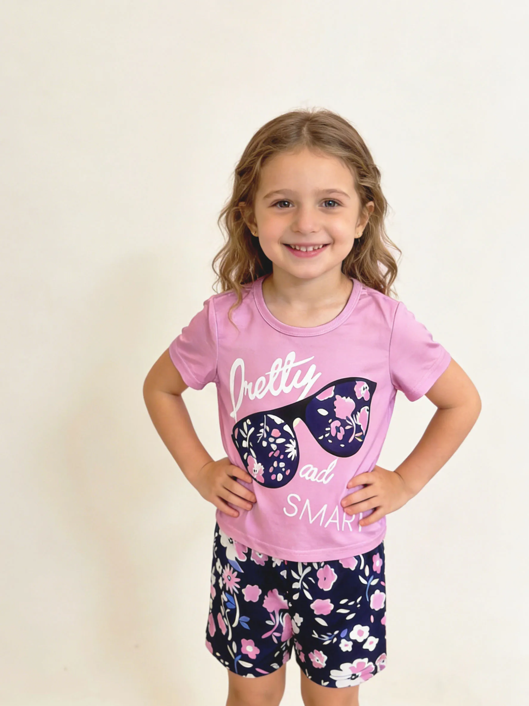 Girls Pink Purple S…