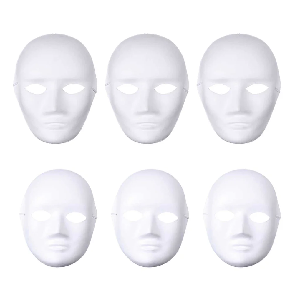 12 Pcs Scary Halloween Costumes Party Mask Men Apparel Decor Full Face Adult Masks