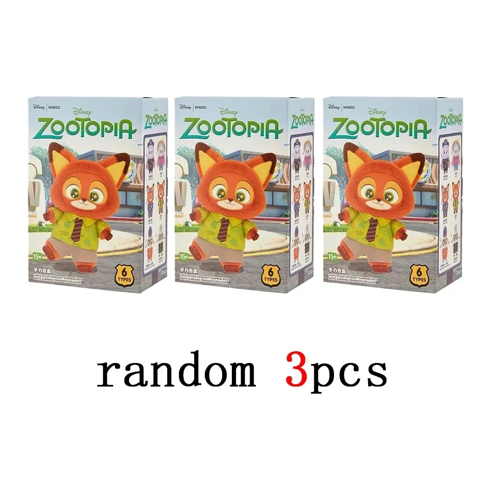 NIEUW 2026 Disney Zootopia Series Blind Box, Judy Nick Vinyl Pluche Cartoon, Karakterhanger Trendy Speelgoeddoos Kerstcadeau. 。 。