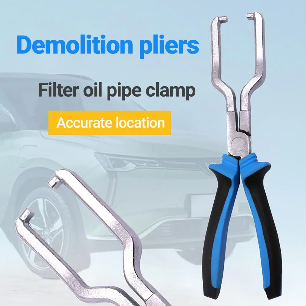 

Useful Fuel Hose Pliers Multifunctional Nickel-iron Alloy Steel Anti-rust Hose Clamp Pliers for Truck