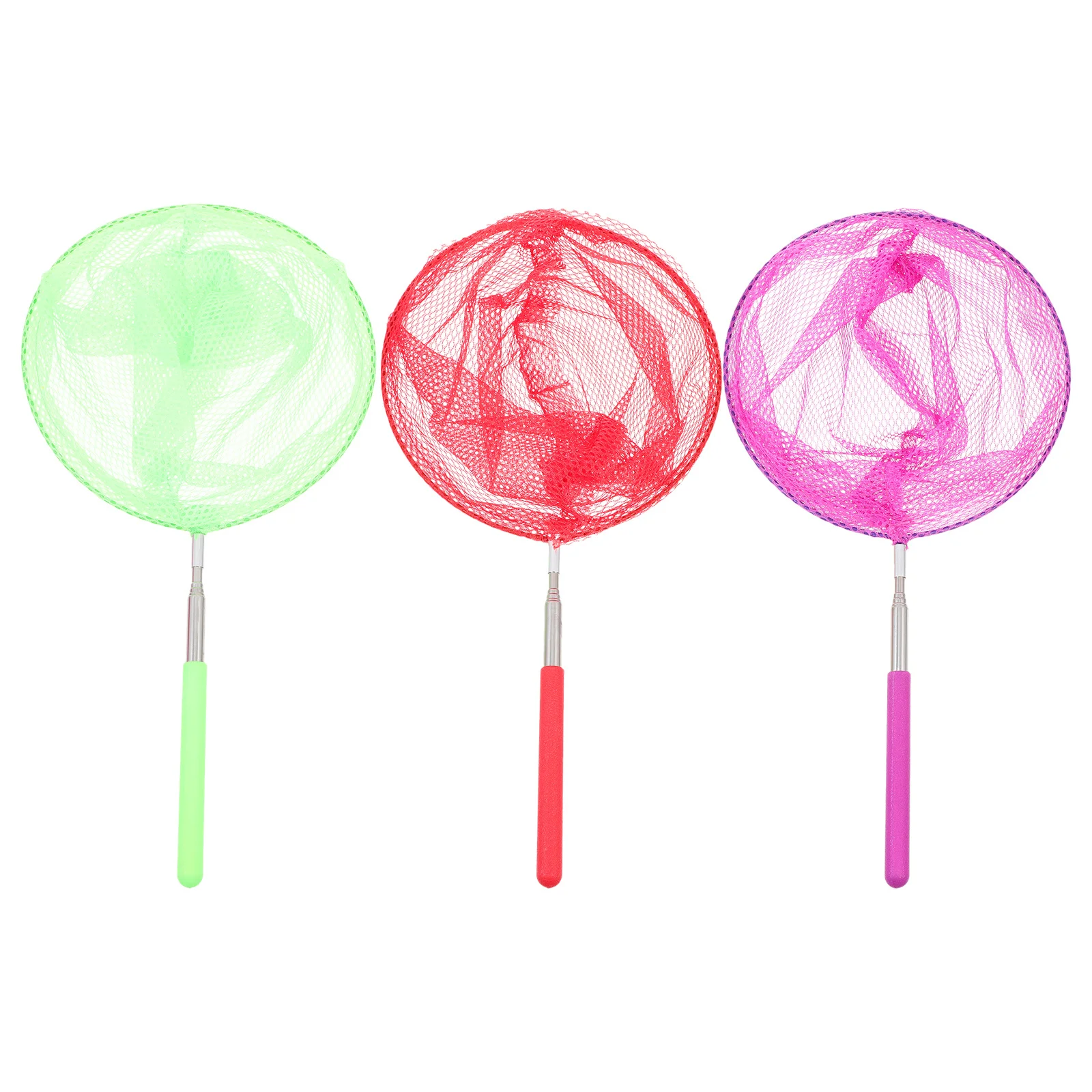3pcs Catching Net Telescopic Bugs Catcher For Kids Outdoor Insect Fishing Net Science Biology Learning Tool Summer Activity