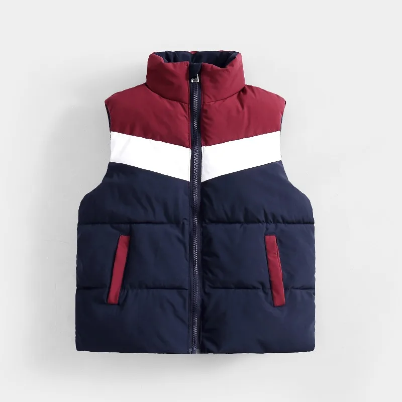 Children Vest Winter Autumn Down Cotton Waistcoats for Kids Warm Boys Girls Sleeveless Jackets Teenager Vests Baby Outfits