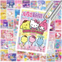 10/30/50PCS Cartoon Magazine Cover Sanrio Stickers HelloKitty Cinnamoroll Pachacco Decals DIY Laptop Phone Scrapbook Bike Toys