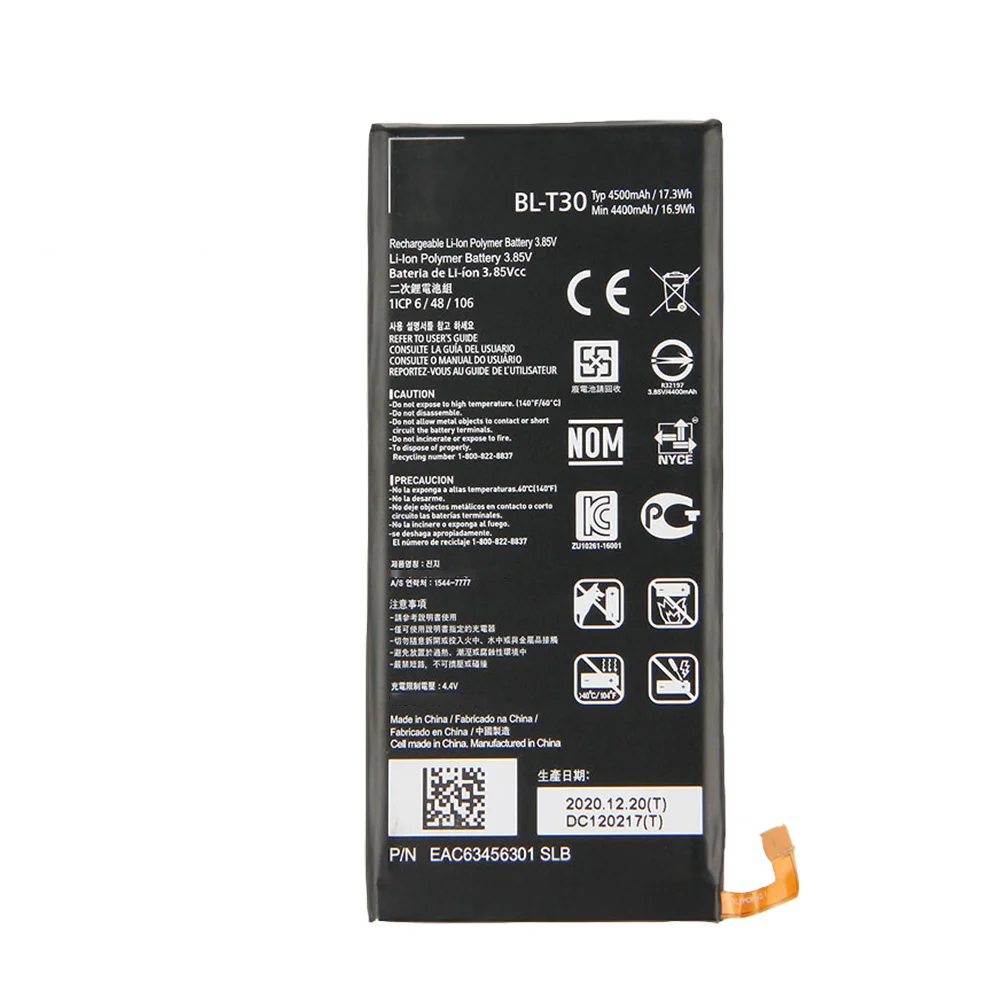 Original Battery BL-T30 4500mAh For LG X Power 2 II Power2 L64VL M320F M320N M322 L63BL K10 Power M320 M320DDSN M320TV MLV7N