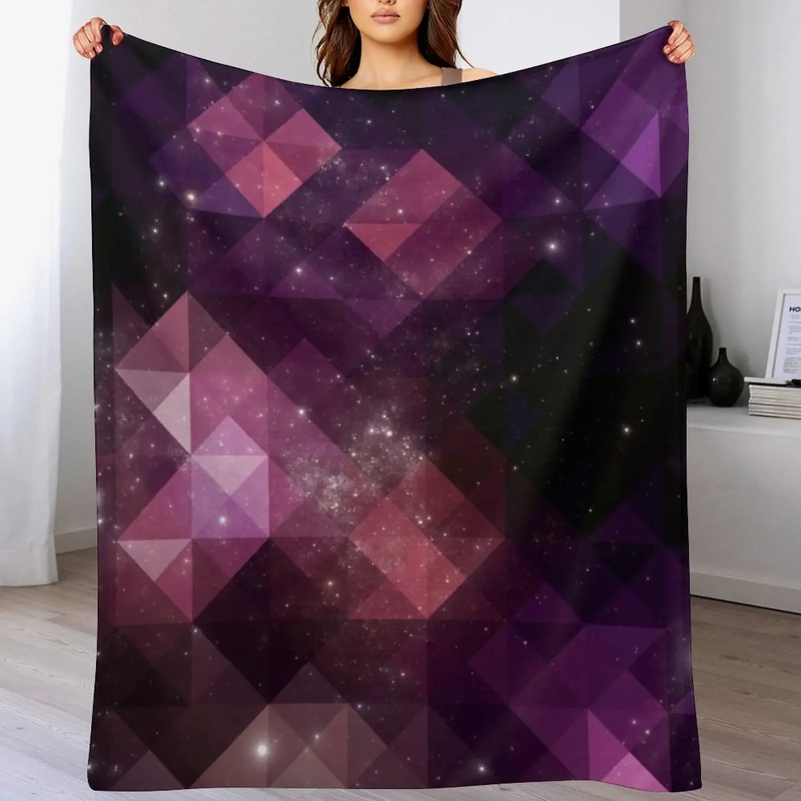 Space Throw Blanket Soft Cozy Blanket for Pet Kids Adults