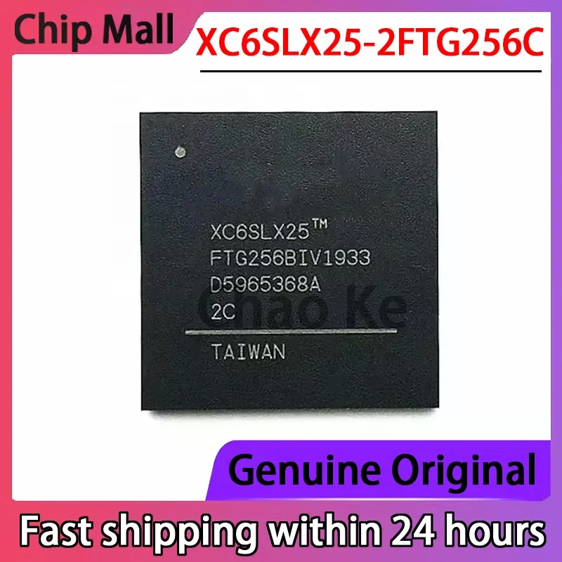 1PCS New  XC6SLX25 XC6SLX25-2FTG256C Programmable Logic Chip BGA