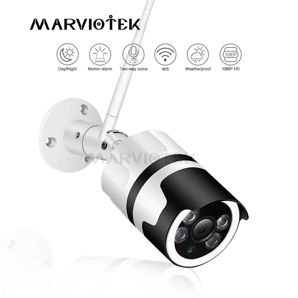 كاميرا واي فاي خارجية 1080P لأمن المنزل IP66 كاميرا مراقبة خارجية تعمل بالواي فاي كاميرا منزلية كاميرات مراقبة للشارع #1