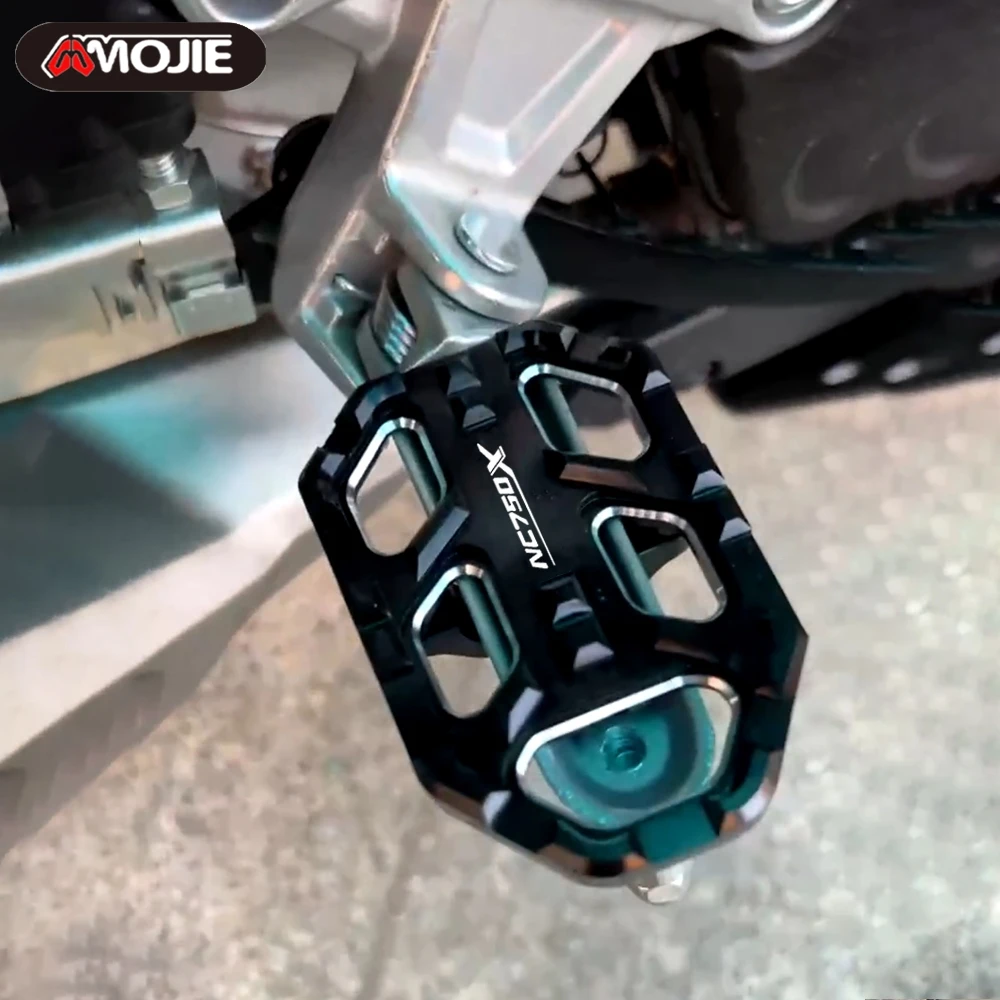 2025 2026 NC750X Motorcycle Accessories NC750 X Footrest Wide Pedals Pedal Rest Footpegs For HONDA NC 750 X 2014 - 2024 NC 750X