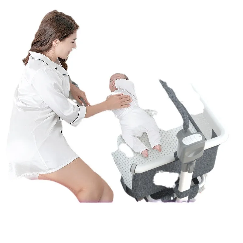 

Baby Multifunctional Electric Cradle Cradle Cradle Rocking Chair Newborn Smart Coax Baby Bedside Bed Sleeping Basket