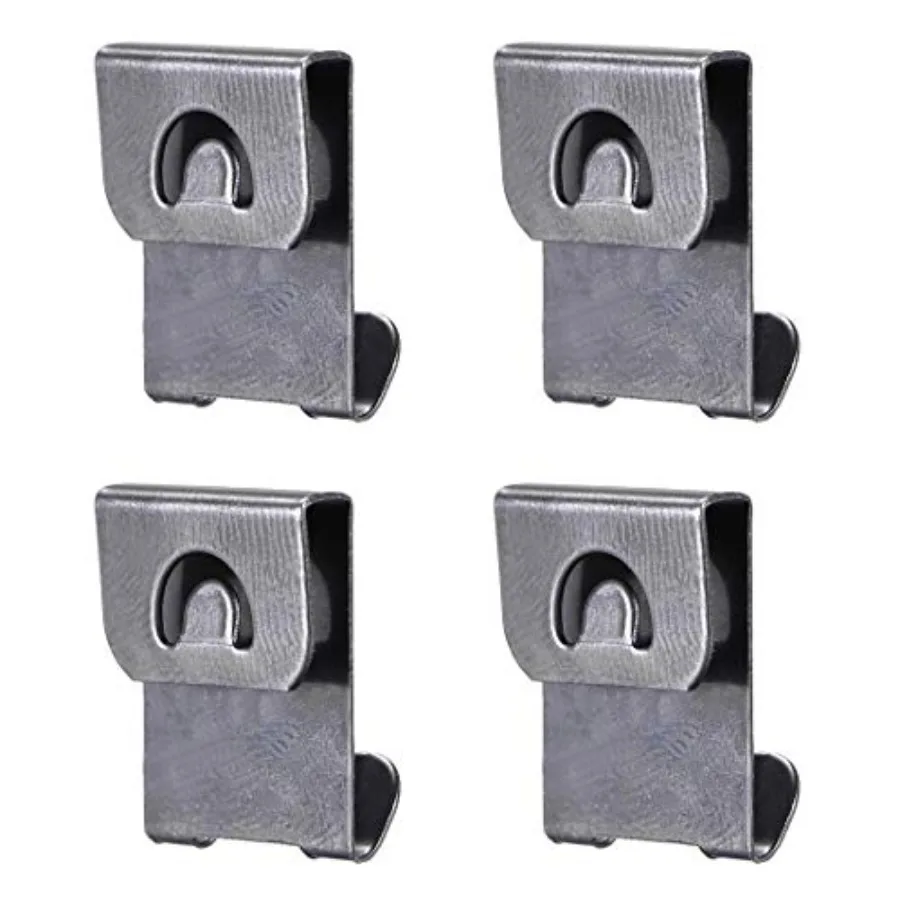 

Photo Frames Hanger Hooks, 0.3mm Thick S-Shaped Metal Wall Mount Album Picture Hanging Clips, 50 Pcs