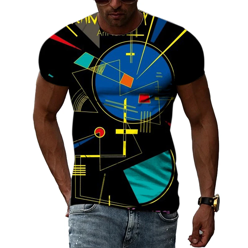 Summer Fashion Cool Style Hip Hop Harajuku Men T-shirts 3D Casual Personality Abstract Trend Print Short Sleeve O-Neck Tees Tops