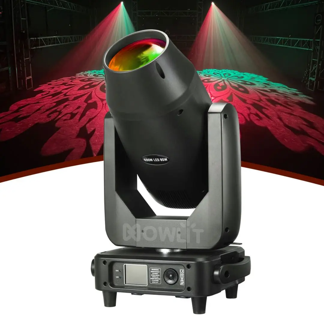 Stage Light  400W LED Moving Head Stage Light With  Beam Wash & Spot DMX512 Control Ra90 CRI For Theme Parks Weddings
