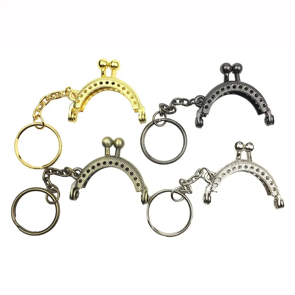 Mini Metal Purse Frame Kiss Clasp Bag Hardware Vintage Bag Kiss Clasp Lock Purse Frame Bag Making